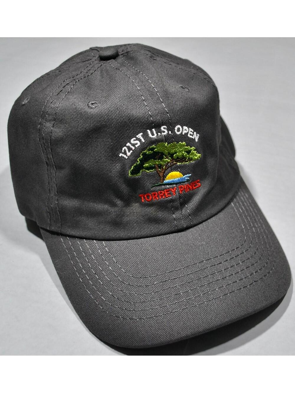 US Open Torrey Pines Golf Club Country Club Gray Strap Hat